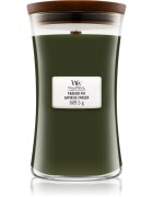 Woodwick Frasier Fir lumânare parfumată cu fitil din lemn 609.5 g