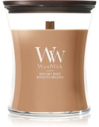 Woodwick Hazelnut Roast lumânare parfumată cu fitil din lemn 275 g