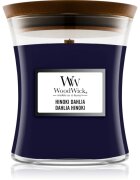 Woodwick Hinoki Dahlia lumânare parfumată cu fitil din lemn 275 g