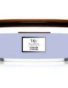 Woodwick Hypnoflora lumânare parfumată cu fitil din lemn (hearthwick) 453 g