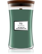 Woodwick Mint Leaves & Oak lumânare parfumată cu fitil din lemn 609.5 g