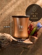 Woodwick Precious Metals Volkanic Orris lumânare parfumată 275 g
