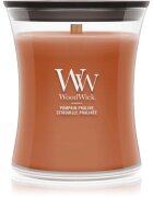 Woodwick Pumpkin Praline lumânare parfumată cu fitil din lemn 275 g