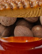 Woodwick Pumpkin Praline lumânare parfumată cu fitil din lemn 610 g