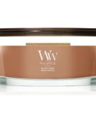 Woodwick Radiant Amber lumânare parfumată cu fitil din lemn 453.6 g
