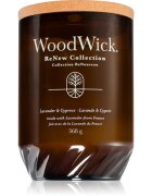 Woodwick Renew Lavender & Cypress lumânare parfumată 368 g