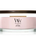 Woodwick Rose Blush lumânare parfumată cu fitil din lemn 453.6 g