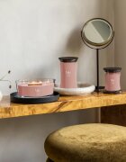 Woodwick Rose Blush lumânare parfumată cu fitil din lemn 453.6 g