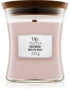 Woodwick Rosewood lumânare parfumată cu fitil din lemn 275 g