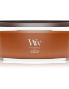 Woodwick Saffron Smoke lumânare parfumată cu fitil din lemn 453.6 g