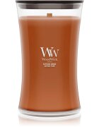 Woodwick Saffron Smoke lumânare parfumată cu fitil din lemn 610 g