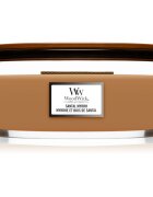 Woodwick Santal Myrrh lumânare parfumată cu fitil din lemn (hearthwick) 4536 g