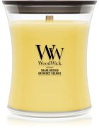 Woodwick Solar Orchid lumânare parfumată cu fitil din lemn 275 g