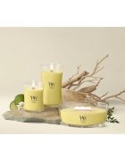 Woodwick Solar Orchid lumânare parfumată cu fitil din lemn 275 g