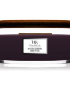 Woodwick Spiced Blackberry lumânare parfumată cu fitil din lemn (hearthwick) 453.6 g