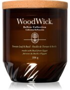 Woodwick Tomato Leaf & Basil lumânare parfumată 184 g
