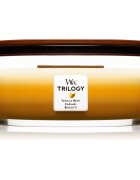 Woodwick Trilogy Café Sweets lumânare parfumată cu fitil din lemn (hearthwick) 453.6 g