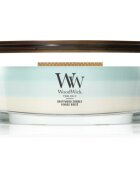 Woodwick Trilogy Driftwood Shores lumânare parfumată cu fitil din lemn 453.6 g