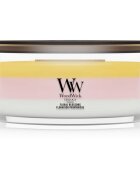 Woodwick Trilogy Floral Blossoms lumânare parfumată cu fitil din lemn 453.6 g