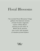 Woodwick Trilogy Floral Blossoms lumânare parfumată cu fitil din lemn 453.6 g