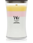 Woodwick Trilogy Floral Blossoms lumânare parfumată cu fitil din lemn 610 g