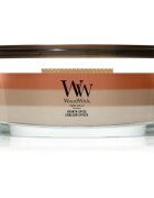 Woodwick Trilogy Hearth Spice lumânare parfumată cu fitil din lemn 453.6 g