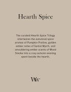 Woodwick Trilogy Hearth Spice lumânare parfumată cu fitil din lemn 610 g