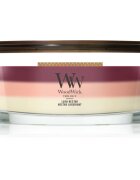Woodwick Trilogy Lush Nectar lumânare parfumată cu fitil din lemn 453.6 g