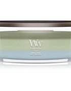 Woodwick Trilogy Verdant Woods lumânare parfumată cu fitil din lemn 453.6 g