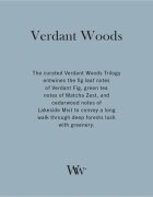 Woodwick Trilogy Verdant Woods lumânare parfumată cu fitil din lemn 610 g