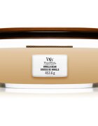 Woodwick Vanilla Bean lumânare parfumată cu fitil din lemn (hearthwick) 453.6 g