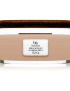 Woodwick Vanilla & Sea Salt lumânare parfumată cu fitil din lemn (hearthwick) 453.6 g