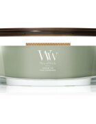 Woodwick Verdant Fig lumânare parfumată cu fitil din lemn 453.6 g