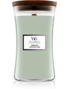 Woodwick Warm Wool lumânare parfumată cu fitil din lemn 610 g