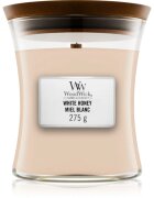 Woodwick White Honey Miel Blanc lumânare parfumată cu fitil din lemn 275 g