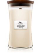 Woodwick White Tea & Jasmine lumânare parfumată cu fitil din lemn 609.5 g
