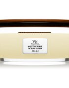 Woodwick White Tea & Jasmine lumânare parfumată cu fitil din lemn (hearthwick) 453.6 g