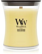 Woodwick Yuzu & Vetiver lumânare parfumată cu fitil din lemn 275 g