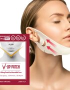 Wooshin Labottach Labottach V-up Patch plasturi cu hidrogel pentru fermitatea bărbiei 2 buc