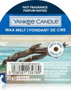 Yankee Candle Amber & Sandalwood ceară pentru aromatizator 22 g