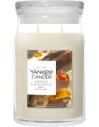 Yankee Candle Amber & Sandalwood lumânare parfumată 567 g