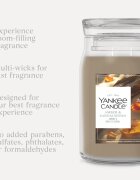 Yankee Candle Amber & Sandalwood lumânare parfumată 567 g