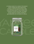 Yankee Candle Balsam & Cedar Fireside lumânare parfumată 368 g