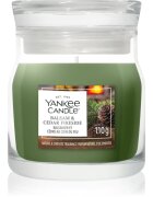 Yankee Candle Balsam & Cedar Fireside lumânare parfumată Signature 110 g