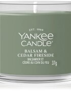 Yankee Candle Balsam & Cedar Fireside lumânare votiv 37 g