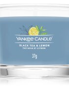 Yankee Candle Black Tea & Lemon lumânare votiv glass 37 g