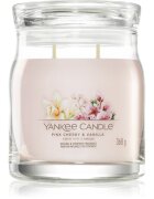 Yankee Candle Pink Cherry & Vanilla lumânare parfumată Signature 368 g