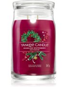 Yankee Candle Sparkling Winterberry lumânare parfumată Signature 567 g