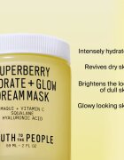 Youth To The People Superberry Hydrate + Glow Dream Mask masca pentru luminozitate si hidratare 59 ml