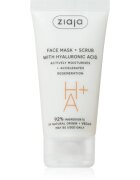 Ziaja Face Mask + Scrub with Hyaluronic Acid masca exfolianta 55 ml